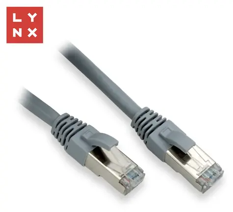 Lynx FTP patch kabel Cat6 šedý / Patch kabel / FTP / Cat6 / 15 m