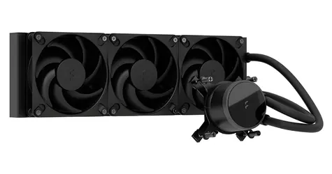 Fractal Design Radius 360 černá / Komplet vodního chlazení CPU / 360 mm