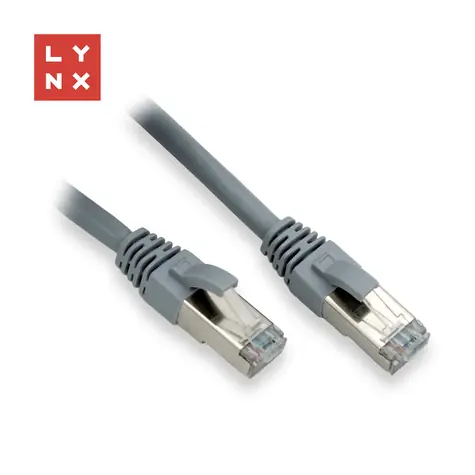 Lynx FTP patch kabel Cat6 šedý / Patch kabel / FTP / 3 m / RJ-45