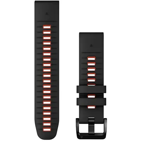 Garmin QuickFit 22 černo-červený / Řemínek / Silikon / 22 mm