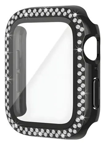 Worryfree Bling Bumper černá / Pouzdro pro Apple Watch / 41 mm