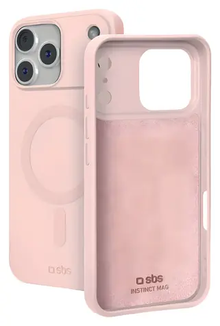 SBS Instinct Mag růžová / Kryt / MagSafe / Apple iPhone 18 Pro, 17 Pro