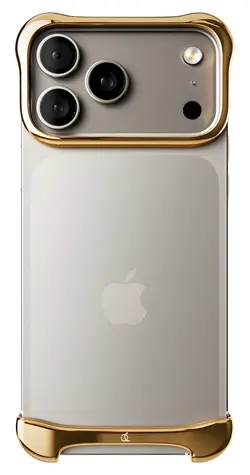 Arc Pulse Ochranný rám na iPhone 18 Pro Max zlatá / Ochranný rám / Hliníkový / iPhone 17 Pro Max