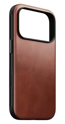 Nomad Modern Leather Case olde Dublin (Horween) / Kožený kryt / pro Apple iPhone 17 Pro a 18 Pro / MagSafe