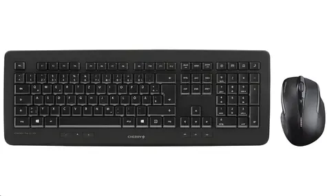 Cherry DW 5100 černá / Set klávesnice a myši / Bezdrátové / USB / CZ+SK layout / 105 kláves