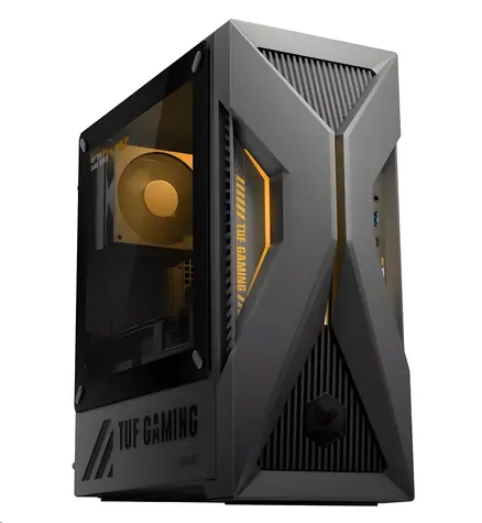 ASUS TUF Gaming T500MV-05210H225W šedá / Herní PC / Intel Core 5 210H / 16GB DDR5 / 512GB SSD / RTX 3050 6GB / W11H