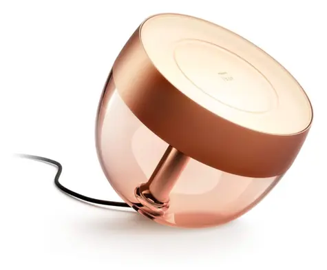 Philips Hue Iris Portable měděná / Stolní lampa / Bluetooth / 570lm / 2000-6500K RGB / IP20