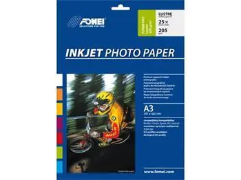 Fomei PRO Lustre 205 / Fotopapír / Lesklý / A3 / 205 g/m2 / 50 listů