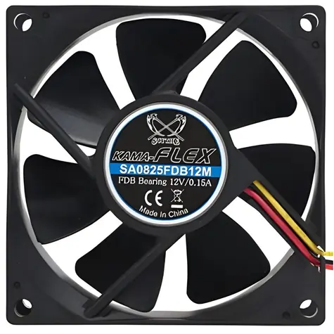 Scythe Kama Flex 80mm / Ventilátor / 80 x 80 x 25 mm / 2500 rpm