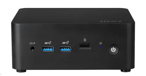MSI Cubi NUC 1MG-244BEU černá / Mini PC / Intel Core 3 100U / Intel UHD grafika / Wi-Fi 6E / Bez OS