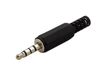 OEM Konektor Jack 3,5mm(M) 4pol. TRRS na kabel / Konektor / 4pólový / TRRS