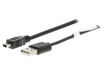 Valueline USB-A - Mini-USB B černá / USB kabel / USB 2.0 / 1 m