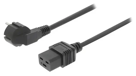 Valueline Schuko - IEC-320-C19 černá / Napájecí kabel / 2 m