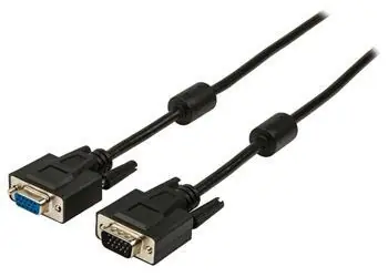 Valueline VGA prodlužovací kabel černá / Video kabel / VGA (M/F) / 10 m