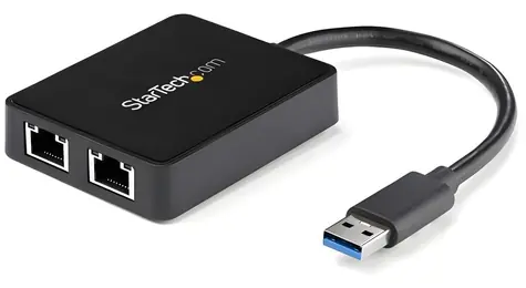 StarTech USB32000SP / Síťový adaptér / USB 3.0 / 2x RJ45 / Gigabit Ethernet