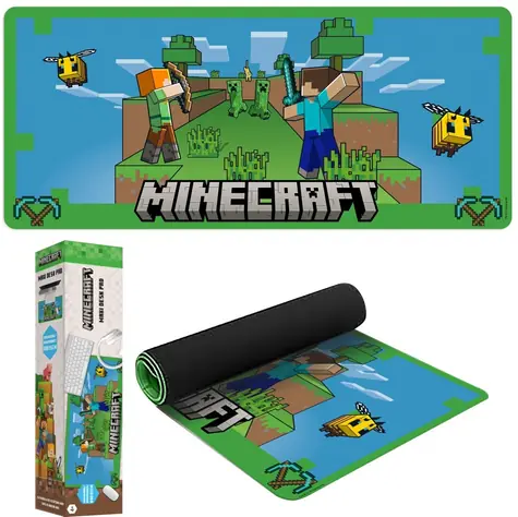 Minecraft Podložka pod myš / Podložka pod myš / 80 x 35 cm