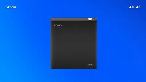 Savio AK-43 černá / Externí vypalovačka DVD±RW / USB 2.0 / Slim