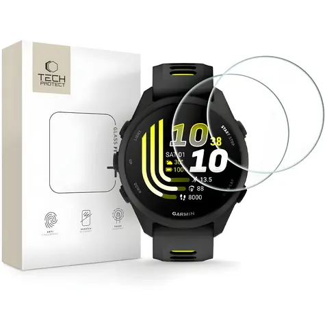Tech-Protect Glass Fit+ čiré / Tvrzené sklo / Garmin Forerunner 70/170 / 2 ks