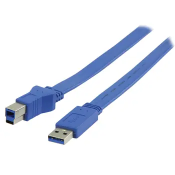 Valueline VLCP61105L20 / Kabel / USB 3.0 A-B / plochý / propojovací / 2 m