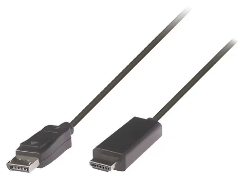 Valueline DisplayPort - HDMI černá / Adaptérový kabel / 3 m