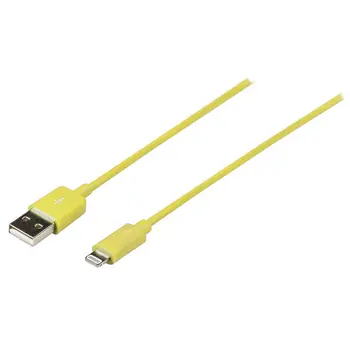 Valueline Kabel USB-A - Lightning 1 m žlutá / Synchronizační a nabíjecí kabel