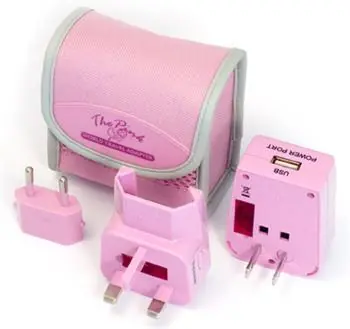 PINKTOOLBOX The Pink World / Cestovní adaptér