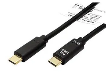 Value kabel USB-C(M) - USB-C(M) PD 100W, 2m, černý / Kabel / USB 2.0