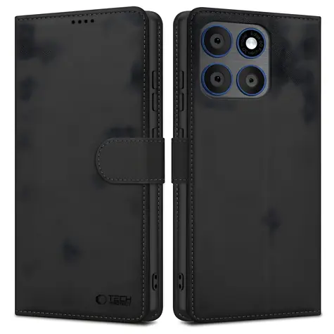 Tech-Protect Wallet Case černá / Pouzdro / Motorola Edge 70 5G / Peněženkové