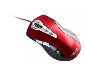 NGS Gaming GAMER červená / Herní myš / USB / Drátová / 7 tlačítek