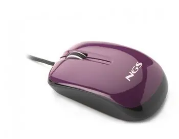 NGS PURPLEFLAVOURMOUSE fialová / Myš / Optická / USB / 800 dpi / 3 tlačítka