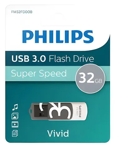 Philips Vivid Edition 32GB černá / Flash disk / USB 3.0