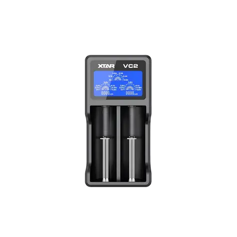 XTAR VC2 / Nabíječka baterií / Li-Ion / 2 sloty / LCD displej / USB