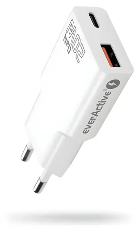 SC-340Q bílá / Síťová nabíječka / USB-A + USB-C / 20W / QC 3.0
