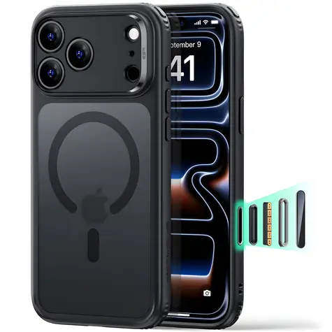 ESR Classic Hybrid MagSafe černá / Kryt / Apple iPhone 18 Pro/17 Pro / MagSafe