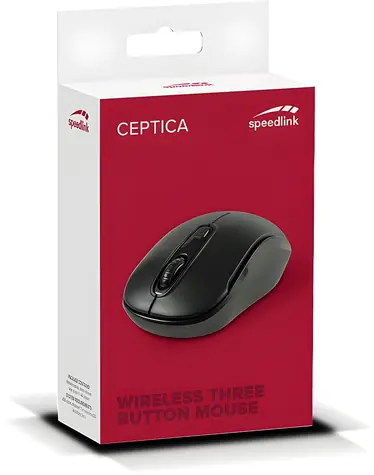 Speed Link CEPTICA černá / Myš / Bezdrátová / 1600 dpi