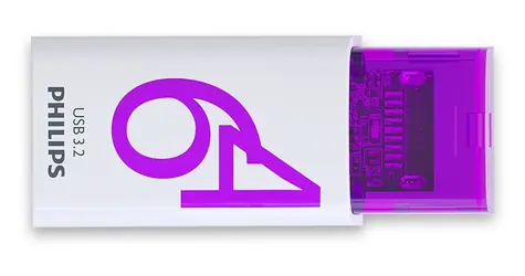 Philips Click Series 64 GB / Flash disk / USB-C / USB 3.2 Gen 1 / 120 MB/s čtení / 60 MB/s zápis
