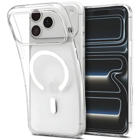 Spigen Liquid Crystal MagSafe clear white / Ochranný kryt / Apple iPhone 18 Pro/17 Pro / MagSafe