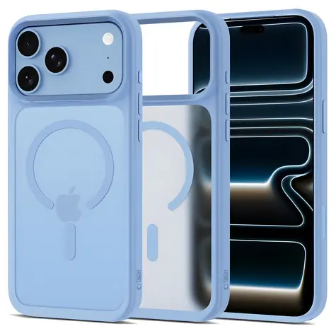 Tech-Protect MagMat CC matná světle modrá / Kryt / Apple iPhone 18 Pro Max, 17 Pro Max