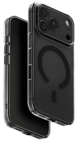 UNIQ Airsuit MagClick černá / Ochranný kryt / iPhone 18 Pro/17 Pro / MagSafe nabíjení