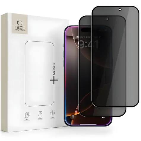 Tech-Protect Glass SPY+ 2 Pack / Ochranné sklo / Privacy filtr / Apple iPhone 18 Pro Max