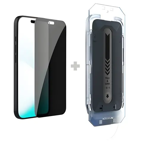 Nillkin Guardian 2.5D pro Apple iPhone 18 Pro Black / Tvrzené sklo / 0.25mm / s aplikátorem