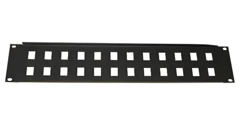 Eurocase GA-28-2U / Patch panel / 24 portů / 2U / 19
