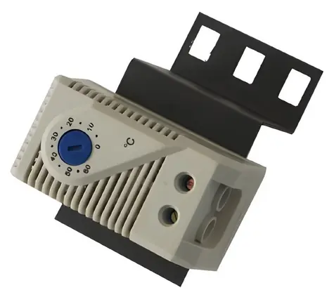 Eurocase GA-30 / Termostat s držákem / nastavitelný / spínací kontakt se šroubovými svorkami