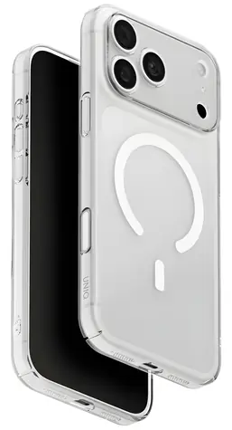 UNIQ Airsuit MagClick transparentní / Kryt / iPhone 18 Pro Max a 17 Pro Max / MagClick nabíjení