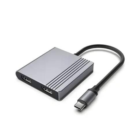 USB-C Multiport adaptér 3v1 šedá / Adaptér / HDMI 4K 30Hz / USB-A / USB-C PD 85W