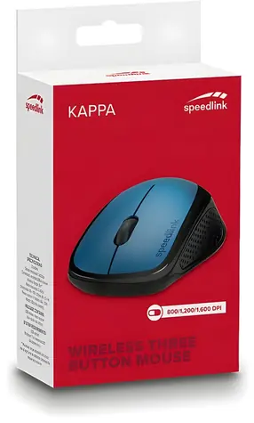 Speed Link KAPPA modrá / Bezdrátová optická myš