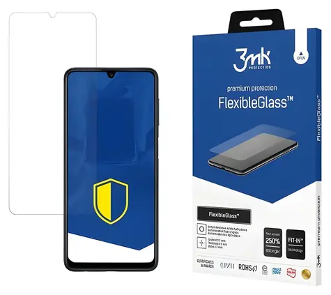 3mk FlexibleGlass Hybridní sklo pro Samsung Galaxy M32 (SM-M325) / Ochranné sklo / Hybridní / Antibakteriální / 7H