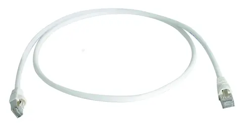 Telegärtner Cat.6A MP8 FS500 bílá / Patch kabel / S/FTP / LSZH / 1 m