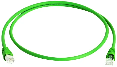 Telegärtner Cat.6A S/FTP 0,25 m zelená / Patch kabel