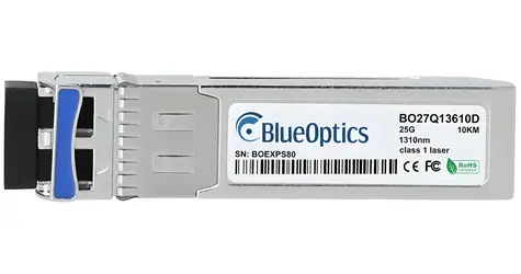 BlueOptics SFP28-25GBASE-LR / Optický modul SFP28 / Alcatel-Lucent kompatibilní / 25 Gbps / 1310 nm / 10 km